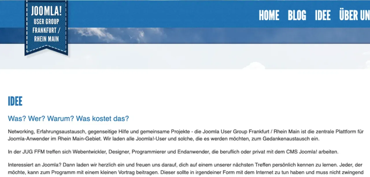 Joomla User Group - Frankfurt/Rhein-Main